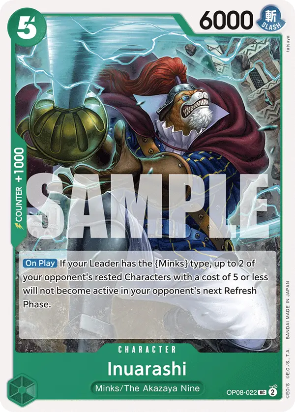Inuarashi, Two Legends OP08-022