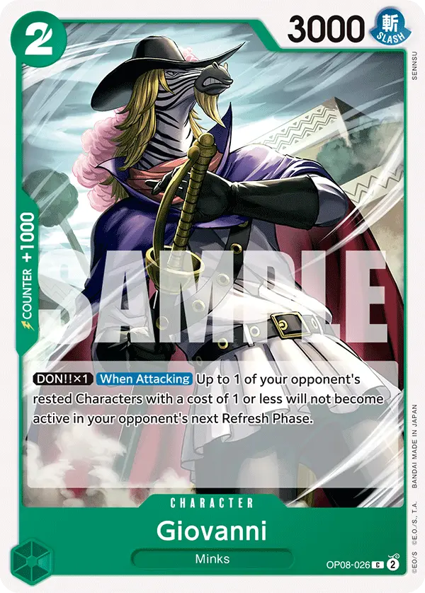 Giovanni, Two Legends OP08-026