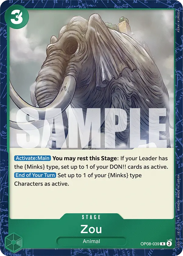 Zou, Two Legends OP08-039