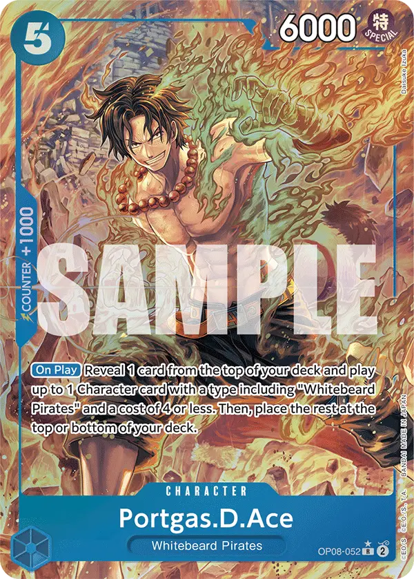 Portgas.D.Ace (Alt Art), Two Legends OP08-052