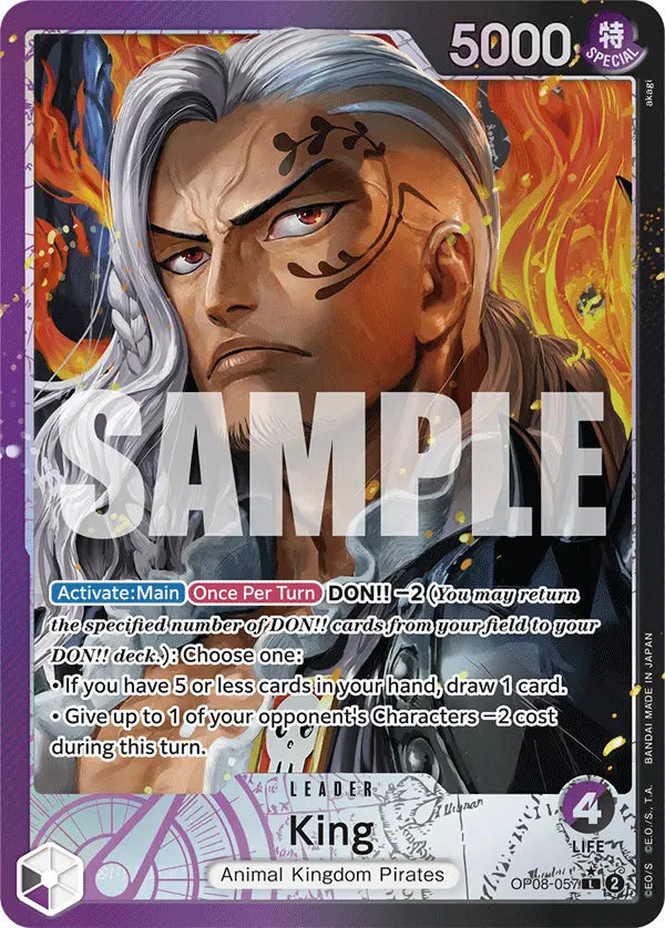 King (Alt Art), Two Legends OP08-057