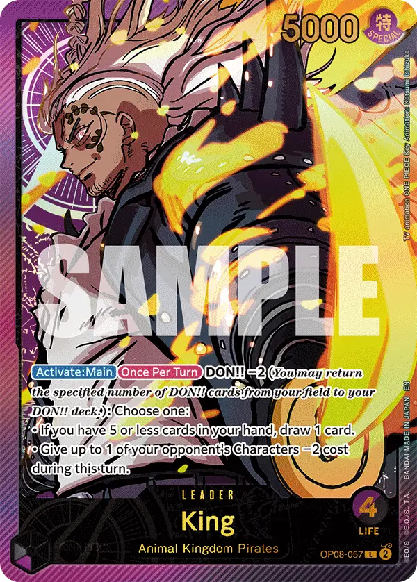 King (SP), Extra Booster: Anime 25th Collection OP08-057