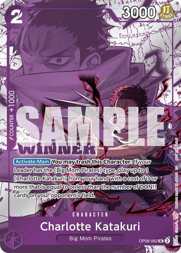 Charlotte Katakuri (Winner Pack 2025 Vol. 3), One Piece Promotion Cards OP08-062