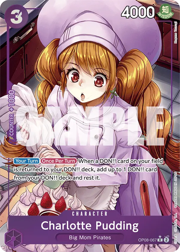 Charlotte Pudding (Alt Art), Two Legends OP08-067