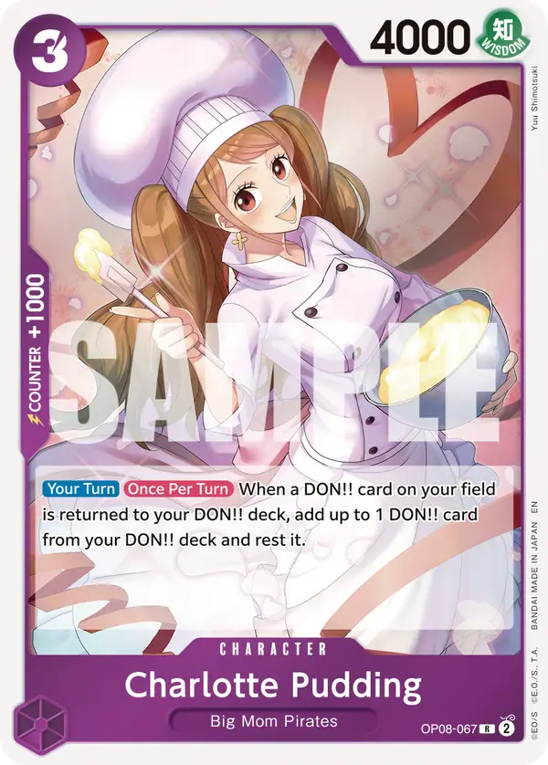 Charlotte Pudding (Reprint), Premium Booster -The Best- Vol. 2 OP08-067