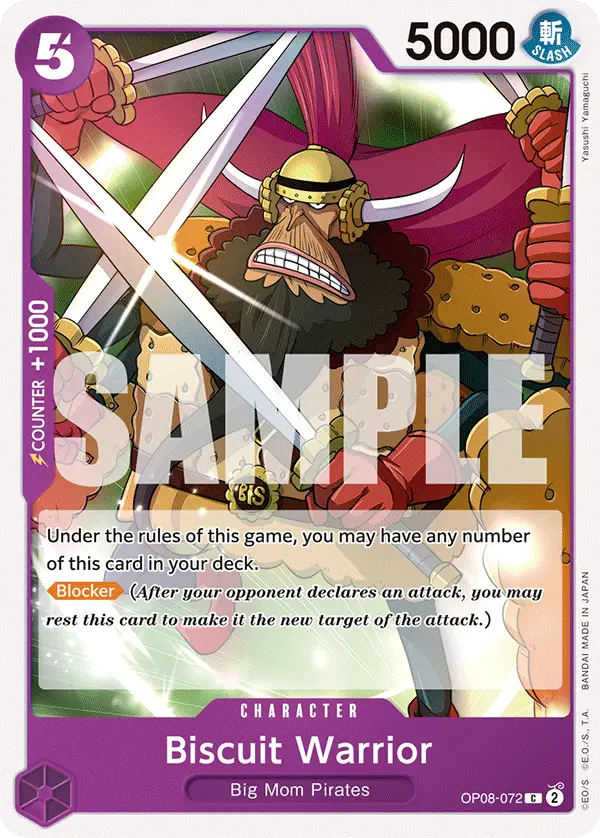 Biscuit Warrior, Two Legends OP08-072