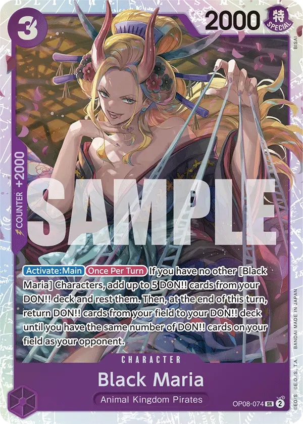 Black Maria, Two Legends OP08-074
