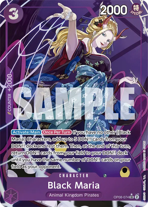 Black Maria (Alt Art), Two Legends OP08-074