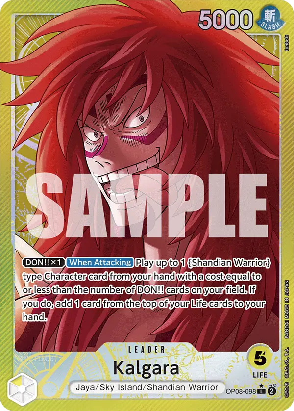 Kalgara (Alt Art), Two Legends OP08-098