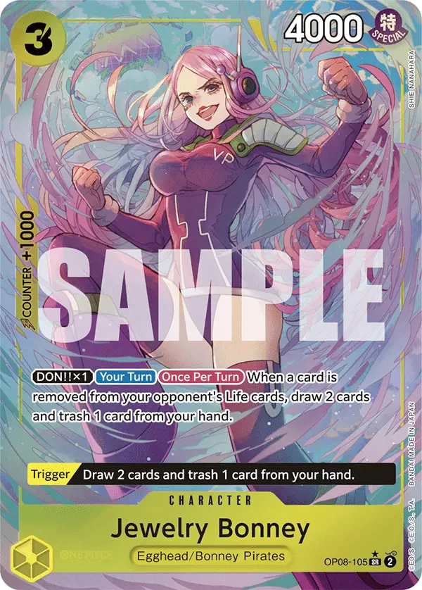 Jewelry Bonney (Alt Art), Two Legends OP08-105