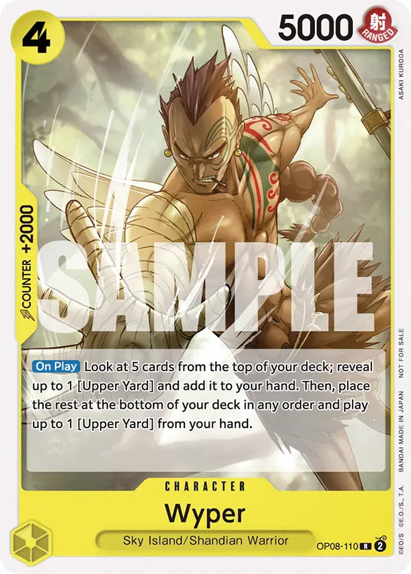 Wyper (Tournament Pack 2025 Vol. 2), One Piece Promotion Cards OP08-110