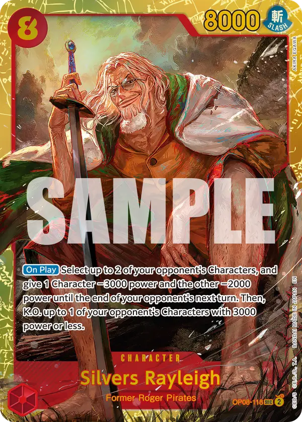 Silvers Rayleigh (Reprint), Premium Booster -The Best- Vol. 2 OP08-118