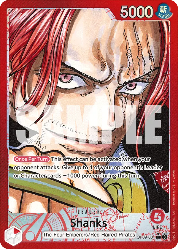 Shanks (Alt Art), Emperors in the New World OP09-001