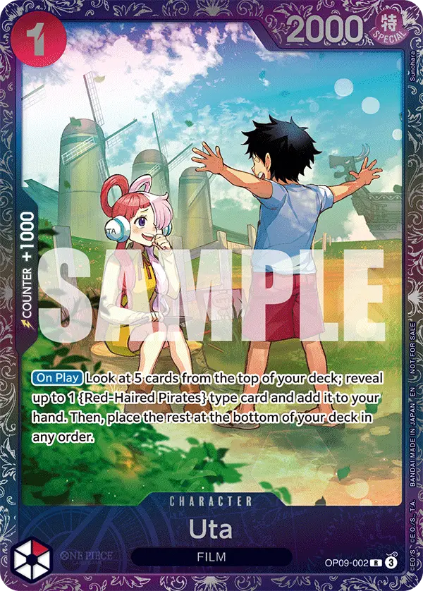 Uta (Treasure Cup 2025), One Piece Promotion Cards OP09-002