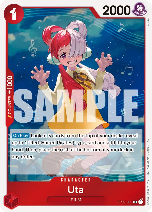 Uta (Reprint), Premium Booster -The Best- Vol. 2 OP09-002