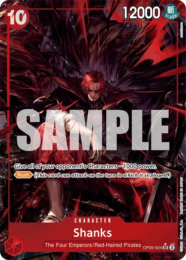 Shanks (Alt Art), Emperors in the New World OP09-004