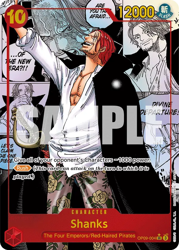 Shanks (Manga), Emperors in the New World OP09-004