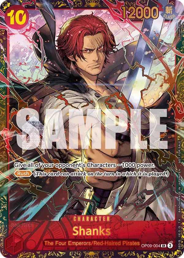 Shanks (Championship 25-26 Offline Regionals Season 2), One Piece Promotion Cards OP09-004