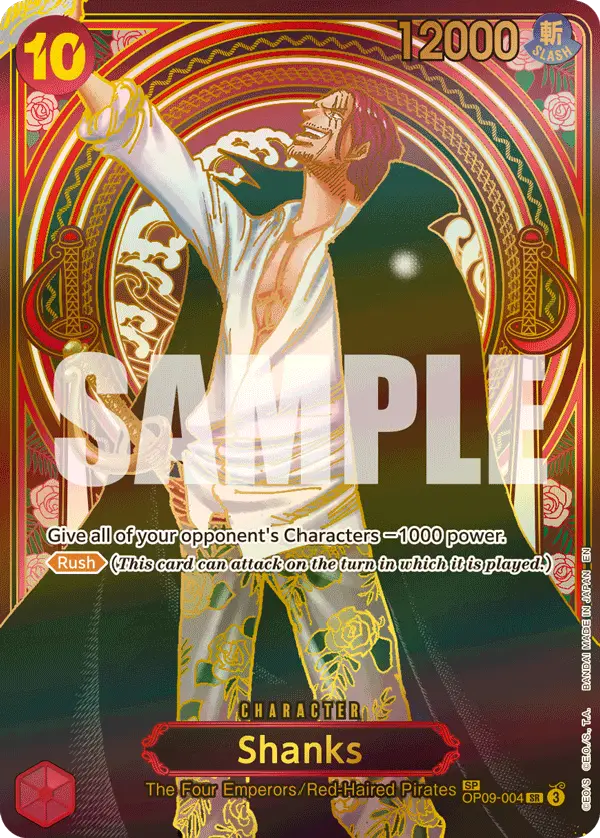 Shanks (SP Gold), Carrying On His Will OP09-004