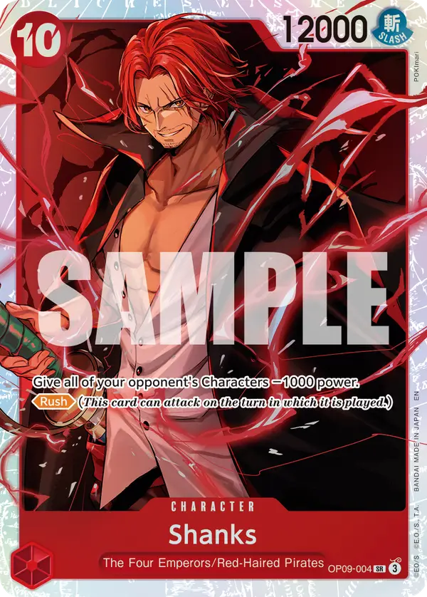 Shanks (Reprint), Premium Booster -The Best- Vol. 2 OP09-004