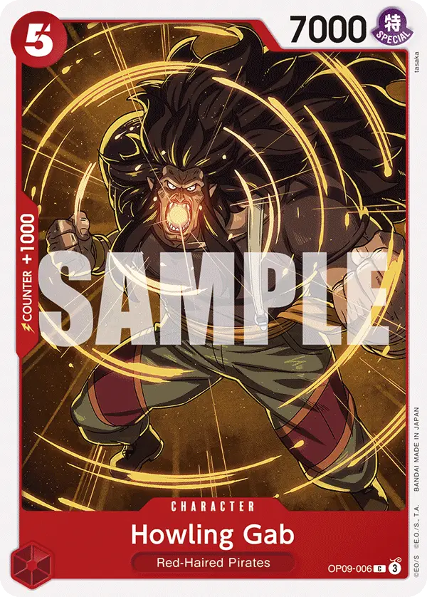Howling Gab, Emperors in the New World OP09-006