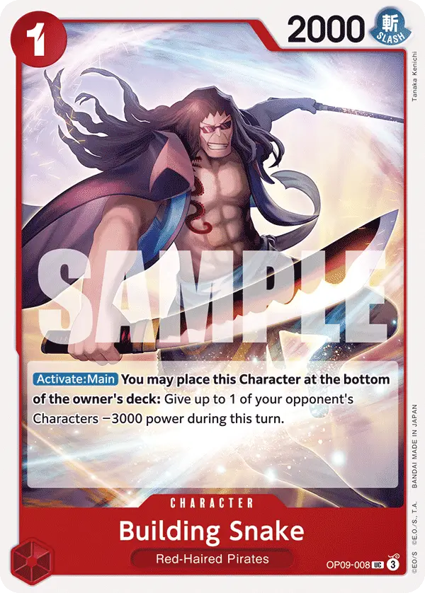 Building Snake, Emperors in the New World OP09-008