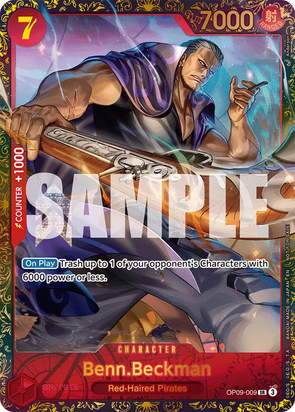 Benn.Beckman (Championship 25-26 Offline Regionals Season 2), One Piece Promotion Cards OP09-009