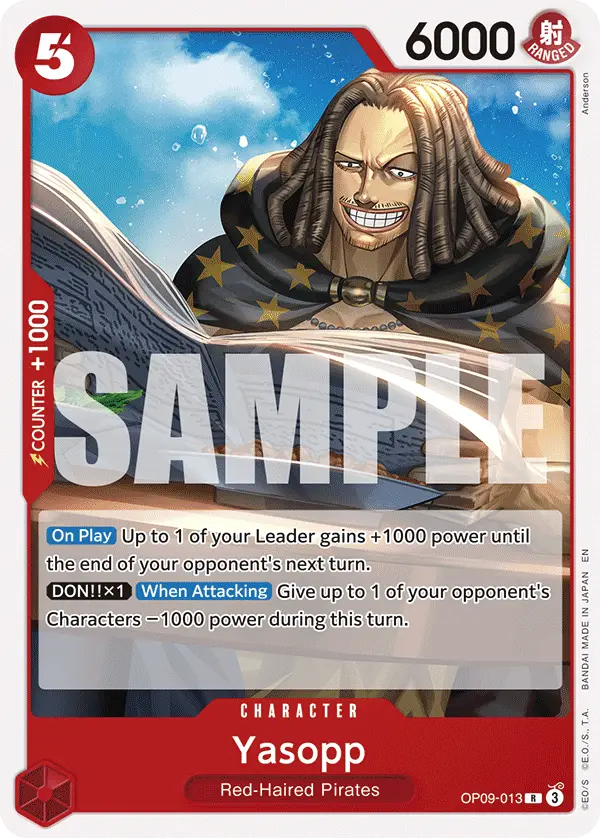 Yasopp (Reprint), Starter Deck 23 RED Shanks OP09-013