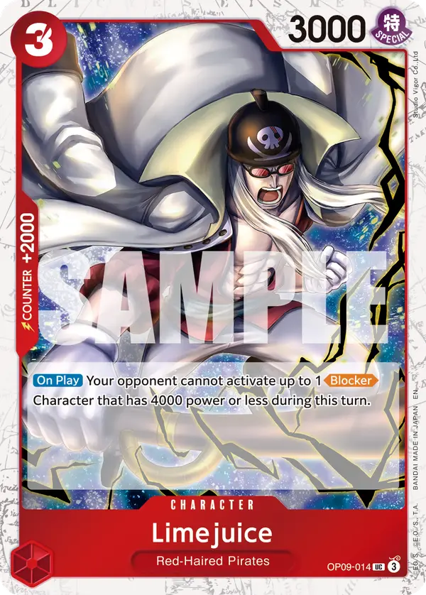 Limejuice (Pirate Foil), Premium Booster -The Best- Vol. 2 OP09-014