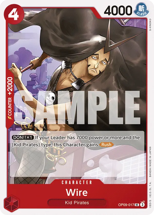 Wire, Emperors in the New World OP09-017