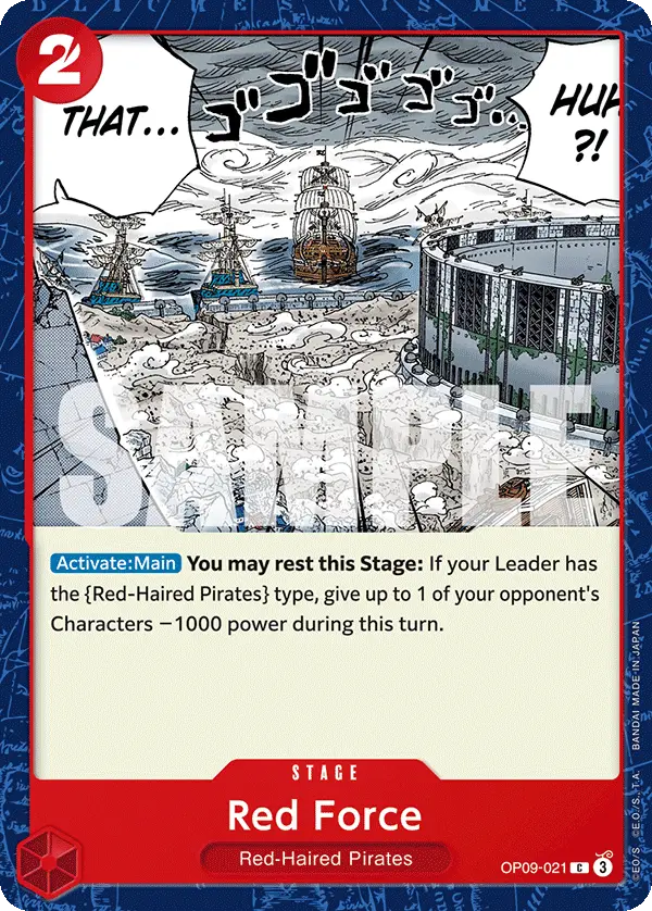 Red Force, Emperors in the New World OP09-021