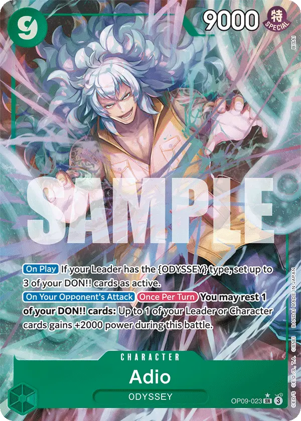 Adio (Alt Art), Emperors in the New World OP09-023