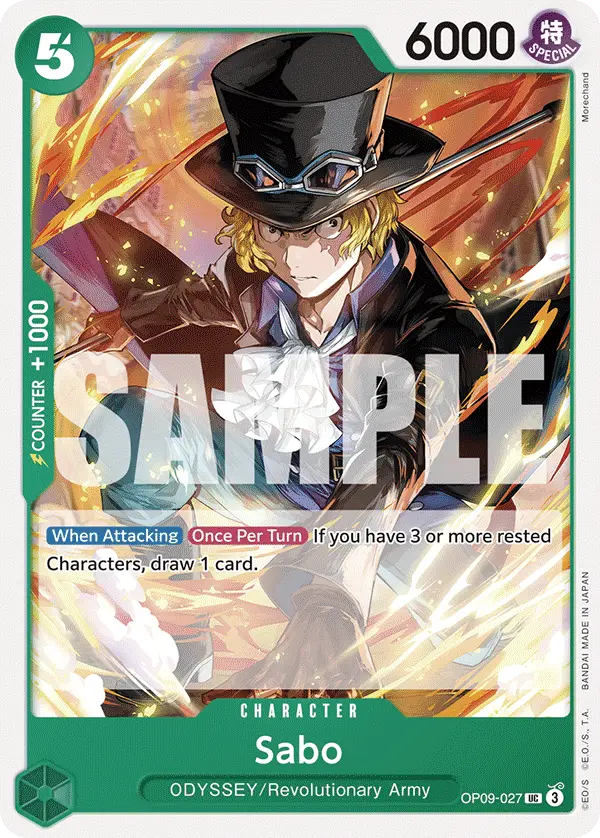 Sabo, Emperors in the New World OP09-027