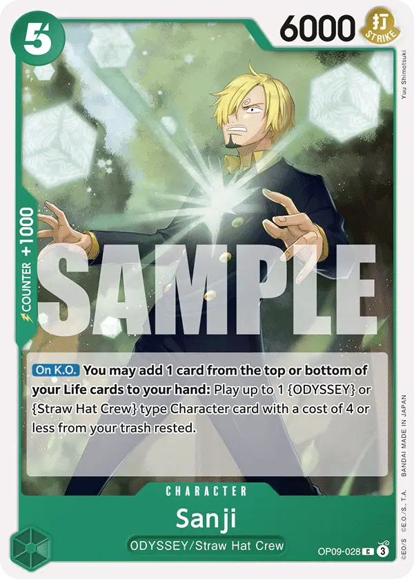 Sanji, Emperors in the New World OP09-028