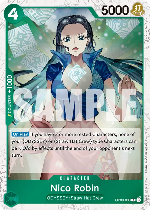 Nico Robin (Pirate Foil), Premium Booster -The Best- Vol. 2 OP09-033