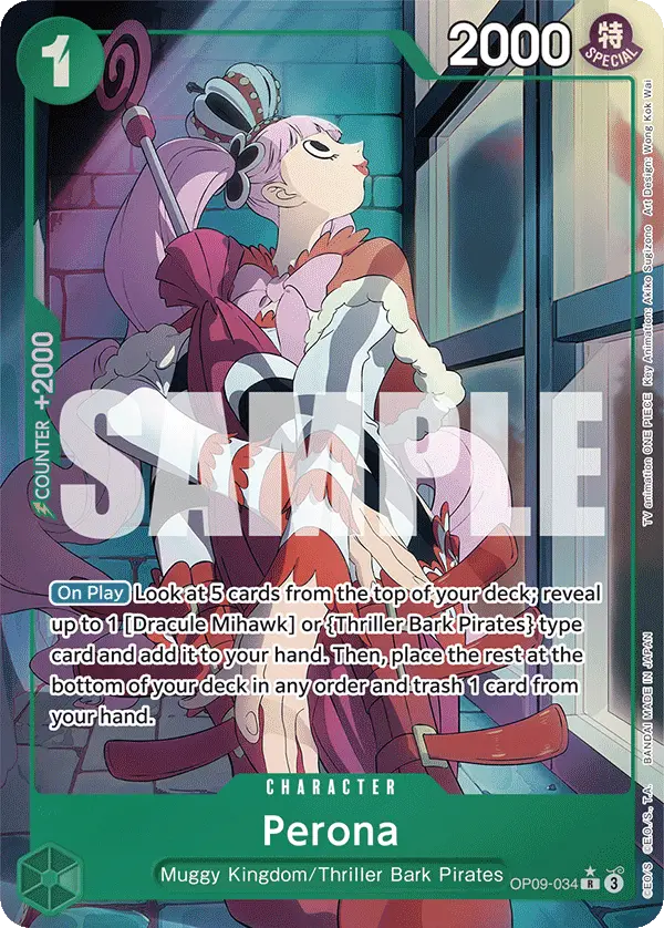 Perona (Alt Art), Emperors in the New World OP09-034