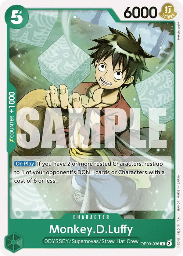 Monkey.D.Luffy, Emperors in the New World OP09-036