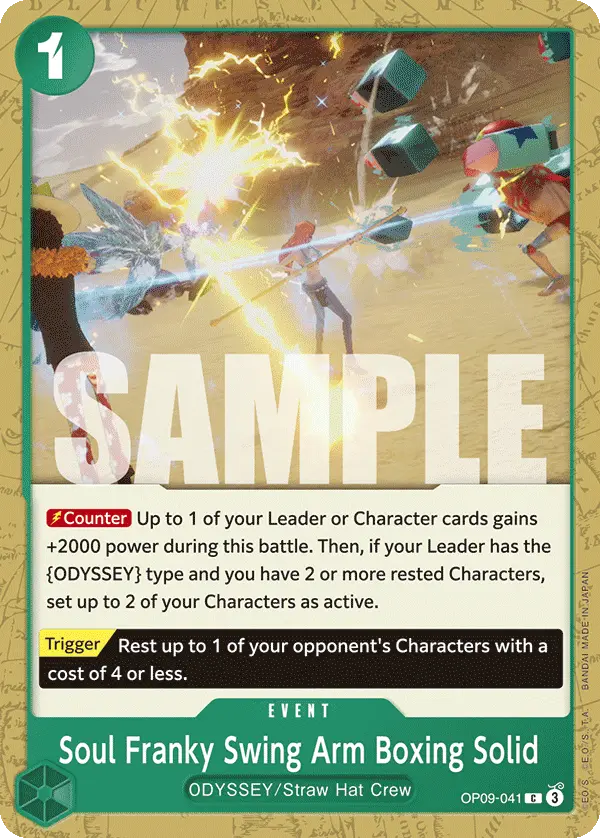 Soul Franky Swing Arm Boxing Solid, Emperors in the New World OP09-041