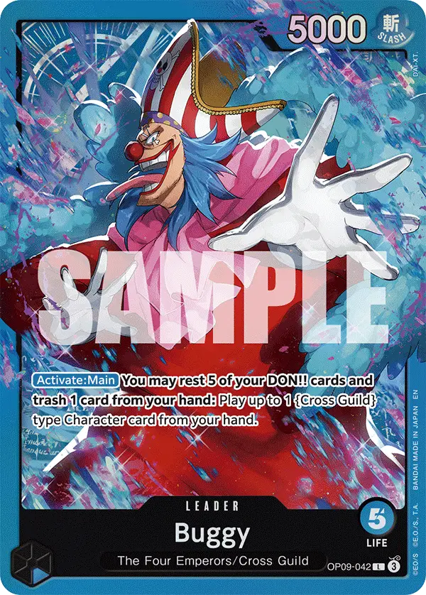 Buggy, Starter Deck 25 BLUE Buggy OP09-042