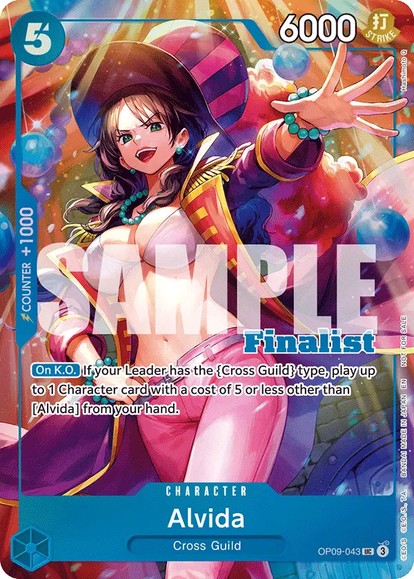 Alvida (CS 25-26 Finalist Card Set 2), One Piece Promotion Cards OP09-043