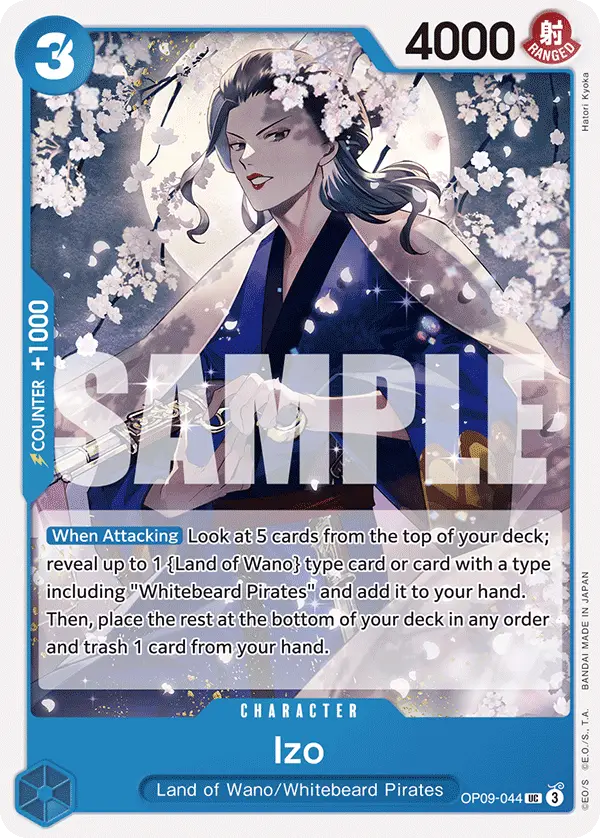 Izo, Emperors in the New World OP09-044