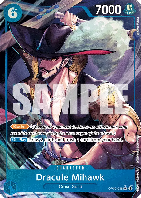 Dracule Mihawk (Alt Art), Emperors in the New World OP09-048