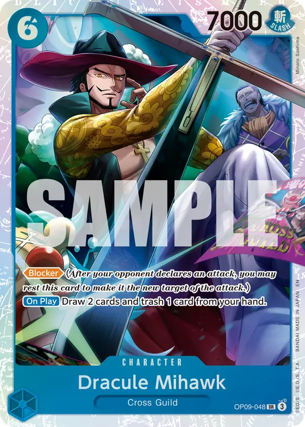 Dracule Mihawk (Reprint), Premium Booster -The Best- Vol. 2 OP09-048