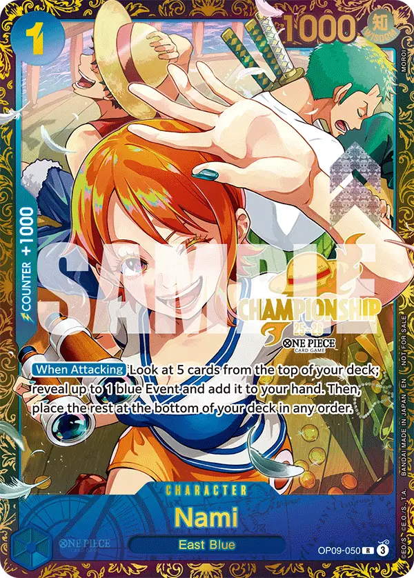 Nami (Championship 25-26 Regionals Season 1), One Piece Promotion Cards OP09-050