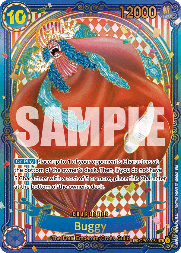 Buggy (SP Gold), The Azure Sea's Seven OP09-051