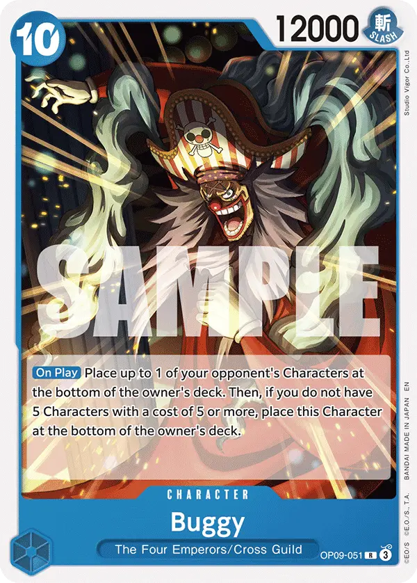 Buggy (Reprint), Starter Deck 25 BLUE Buggy OP09-051