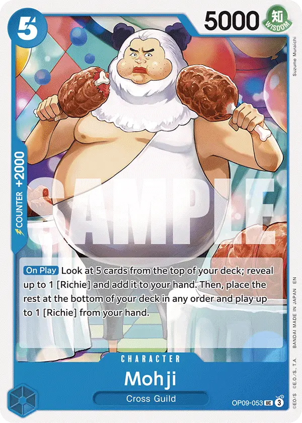 Mohji (Reprint), Starter Deck 25 BLUE Buggy OP09-053