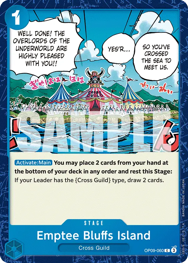 Emptee Bluffs Island, Emperors in the New World OP09-060