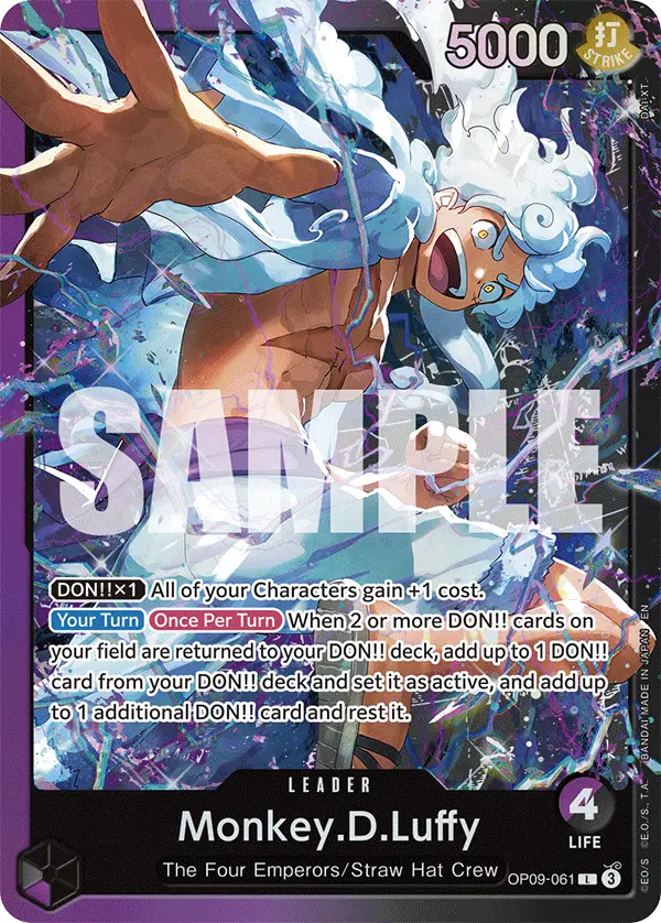 Monkey.D.Luffy, Starter Deck 26 PURPLE/BLACK Monkey.D.Luffy OP09-061