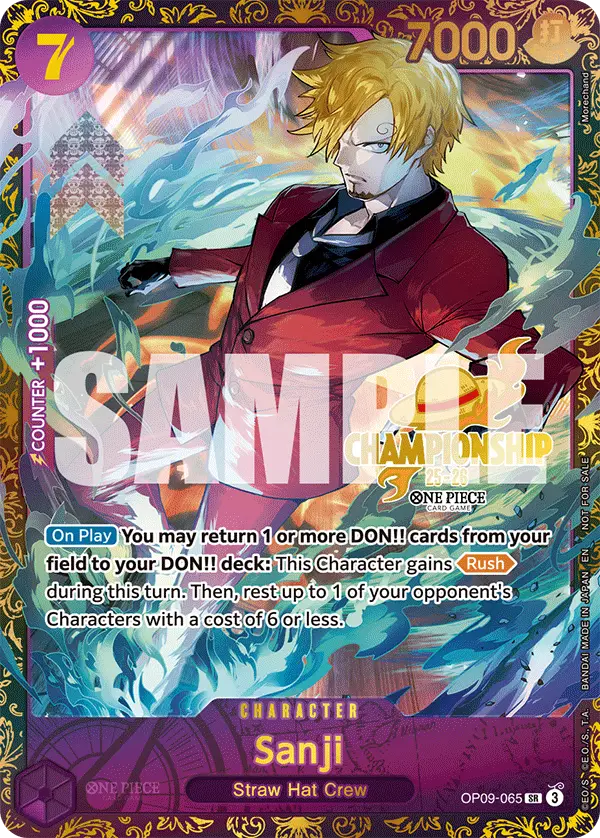 Sanji (Championship 25-26 Regionals Season 1), One Piece Promotion Cards OP09-065